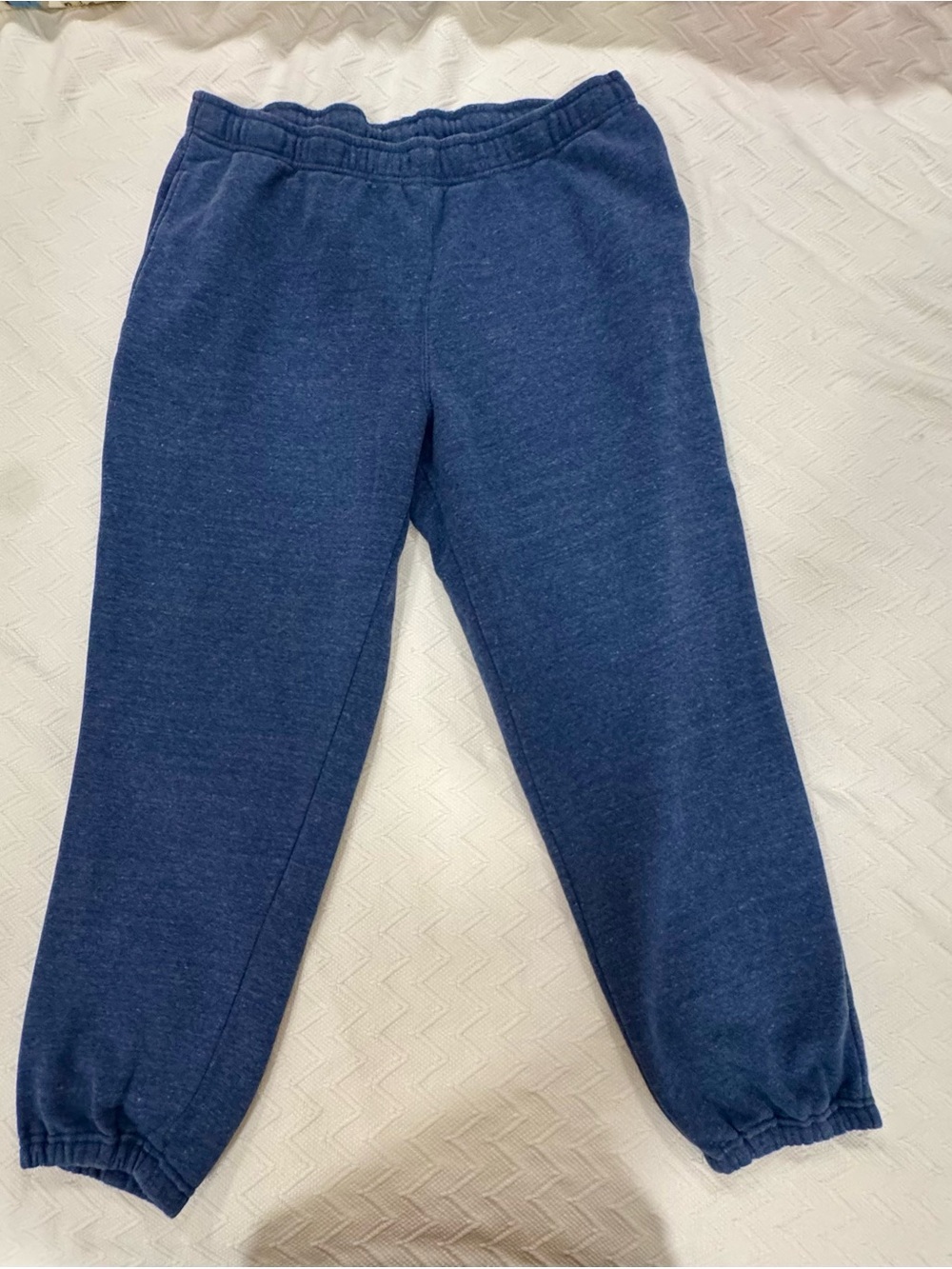 Lands' End Navy Heather Sweat Pants by Blake Shelton
